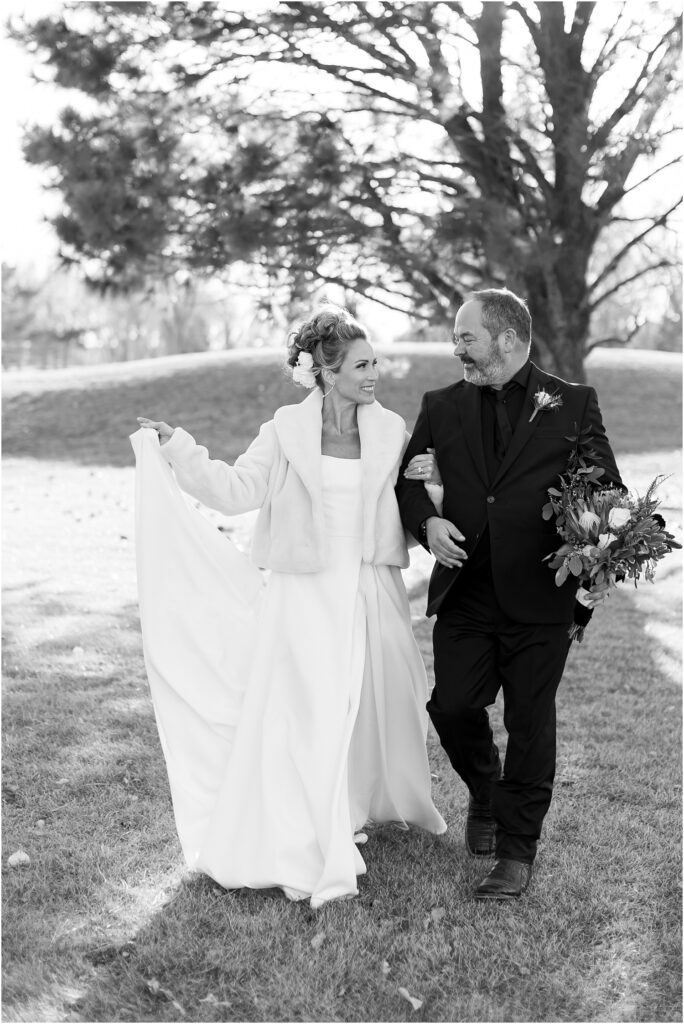 Sioux Falls Country Club Spring wedding - Couple's Portraits