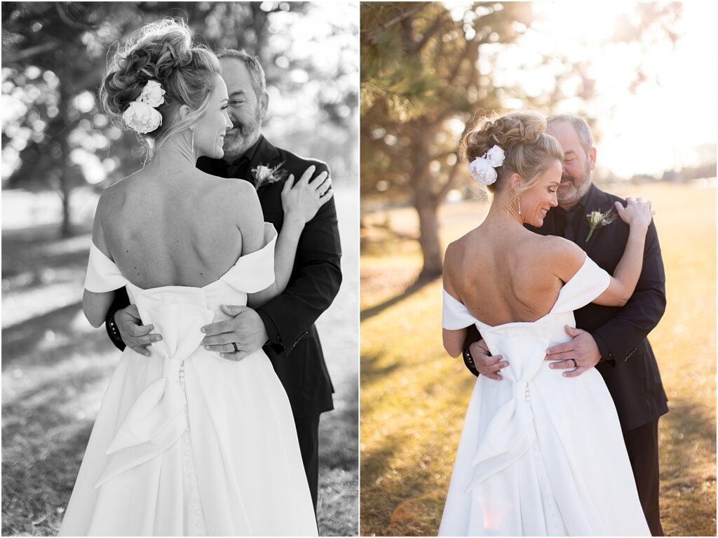 Sioux Falls Country Club Spring wedding - Couple's Portraits