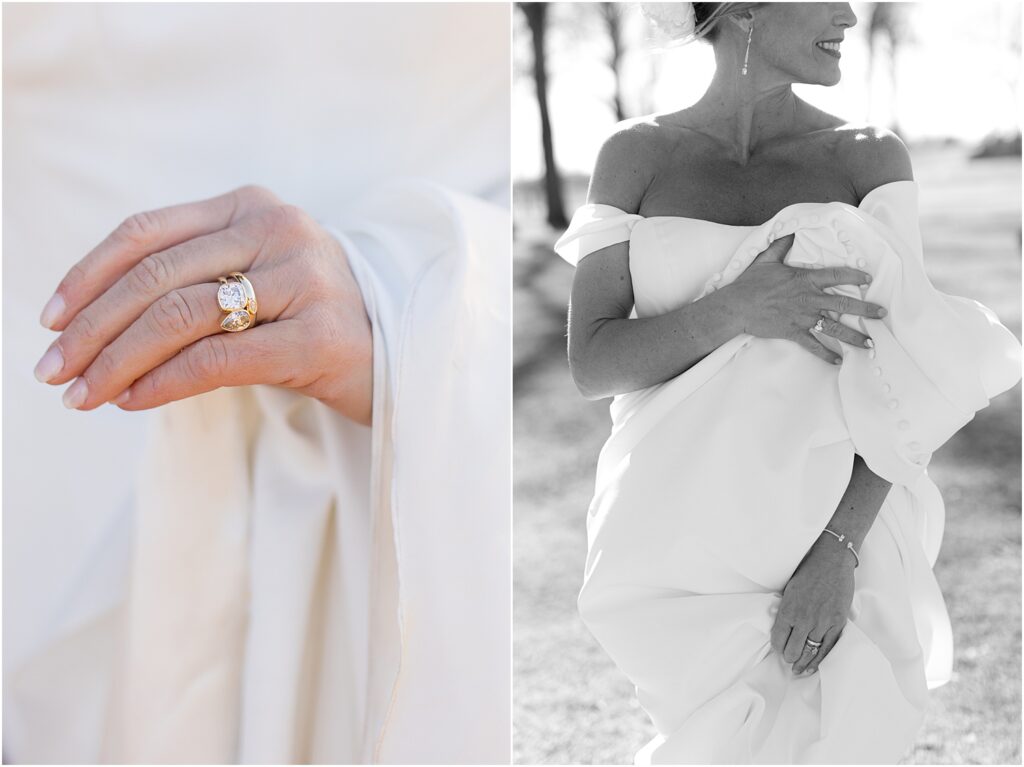 Sioux Falls Country Club Spring wedding - Couple's Portraits
