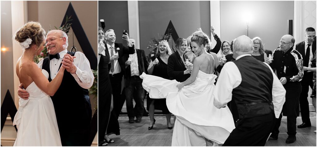 Sioux Falls Country Club Spring wedding - Reception dance