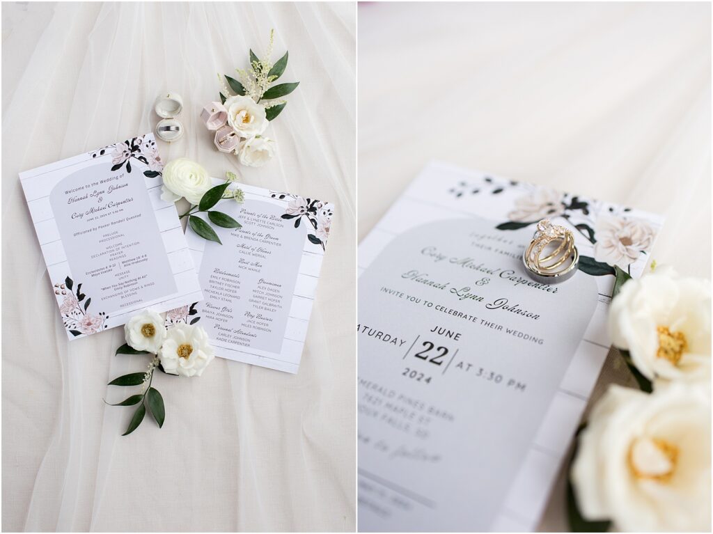 Outdoor July barn Wedding in South Dakota