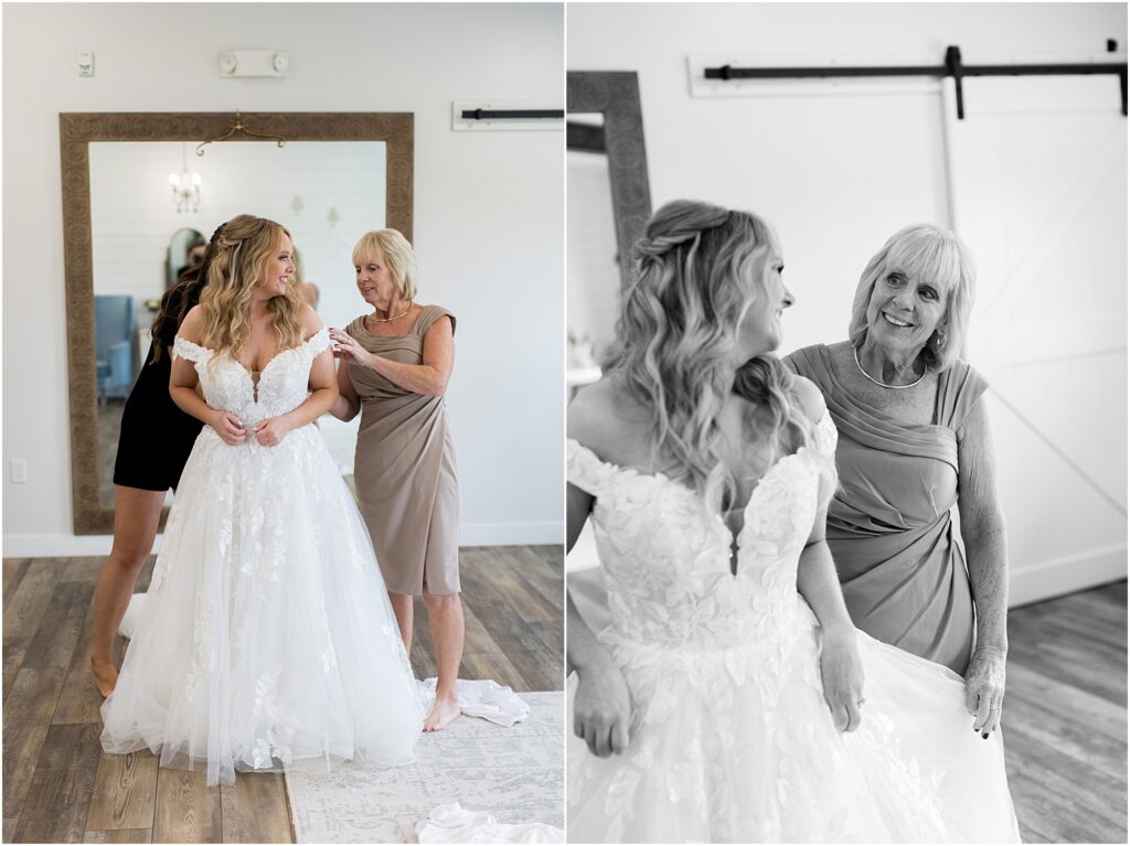 Outdoor July barn Wedding in South Dakota