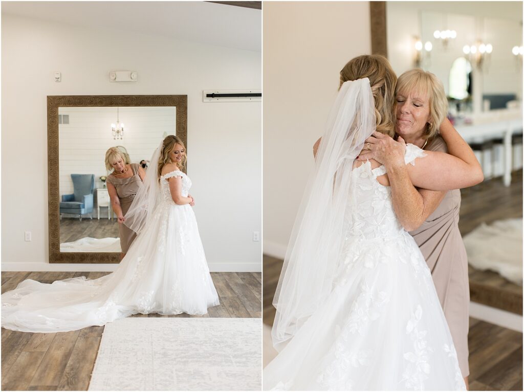 Outdoor July barn Wedding in South Dakota