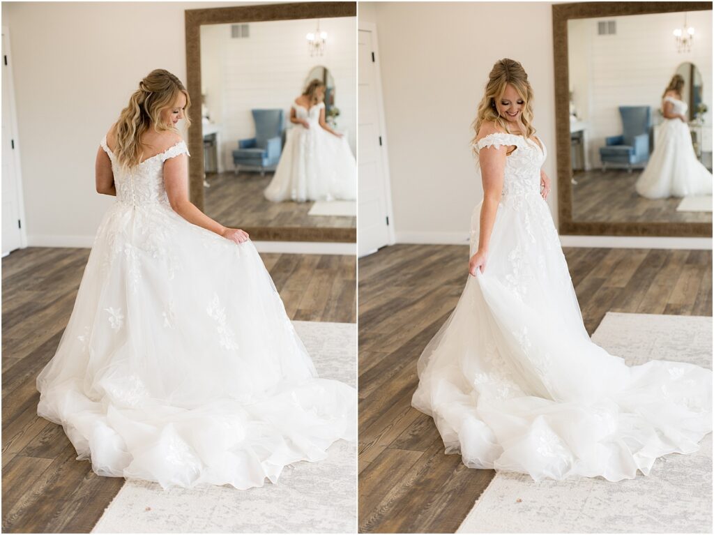 Outdoor July barn Wedding in South Dakota