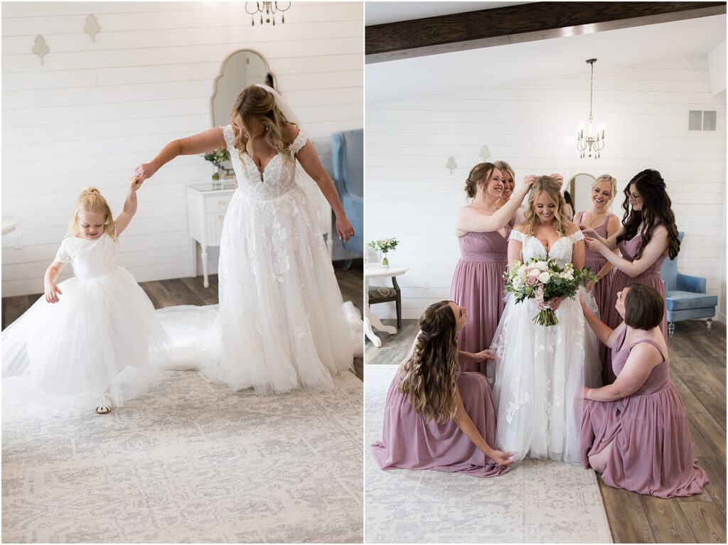 Outdoor July barn Wedding in South Dakota