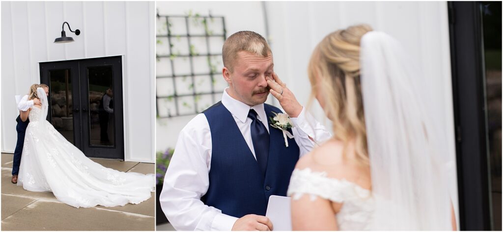 Outdoor July barn Wedding in South Dakota
