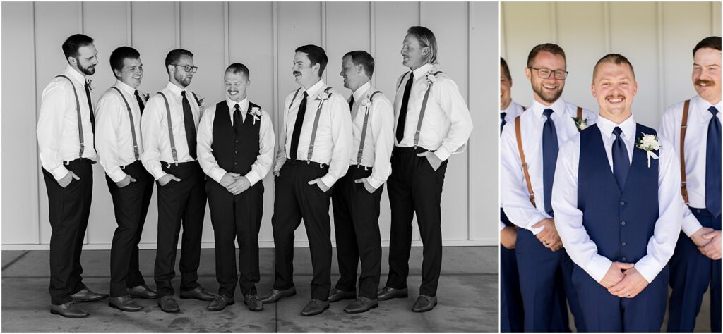 Outdoor July barn Wedding in South Dakota