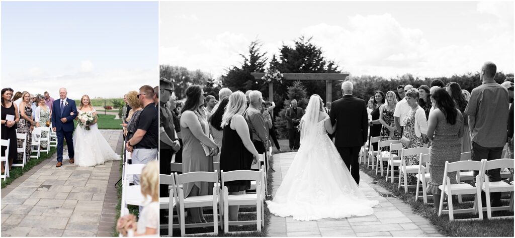 Outdoor July barn Wedding in South Dakota