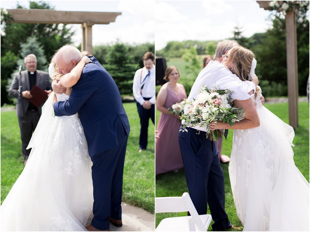 Outdoor July barn Wedding in South Dakota