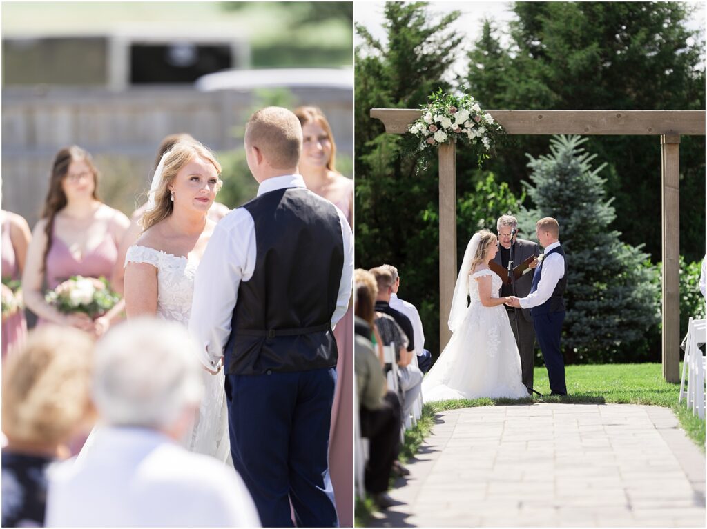 Outdoor July barn Wedding in South Dakota