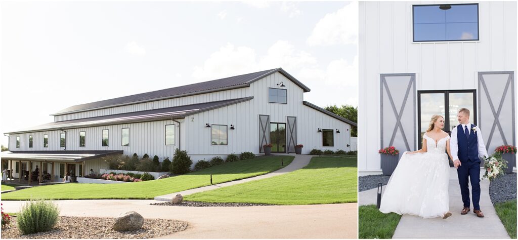 Outdoor July barn Wedding in South Dakota