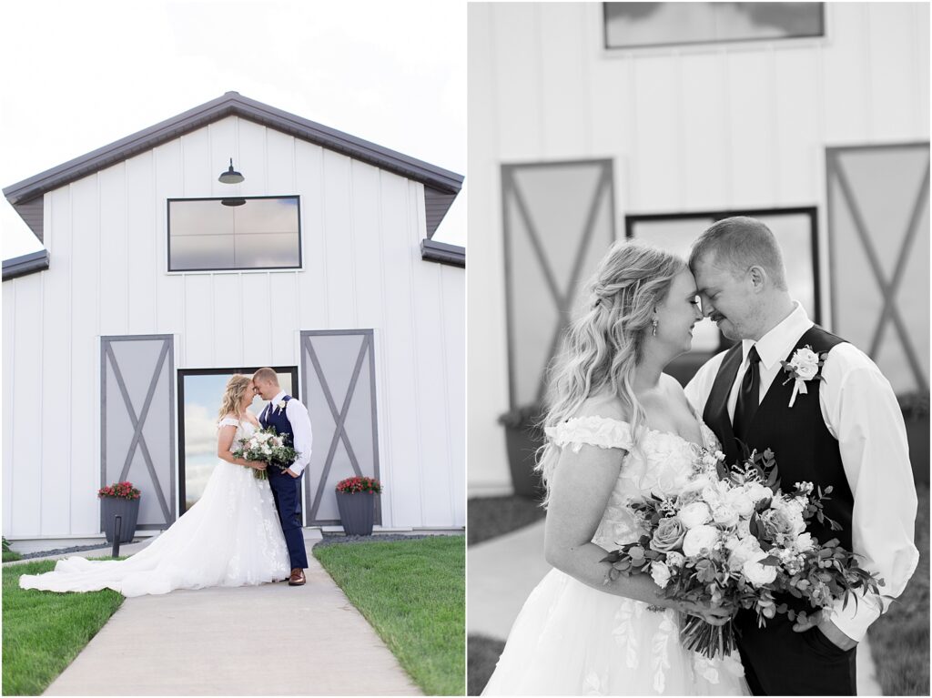 Outdoor July barn Wedding in South Dakota