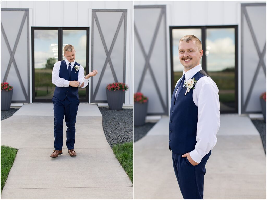 Outdoor July barn Wedding in South Dakota