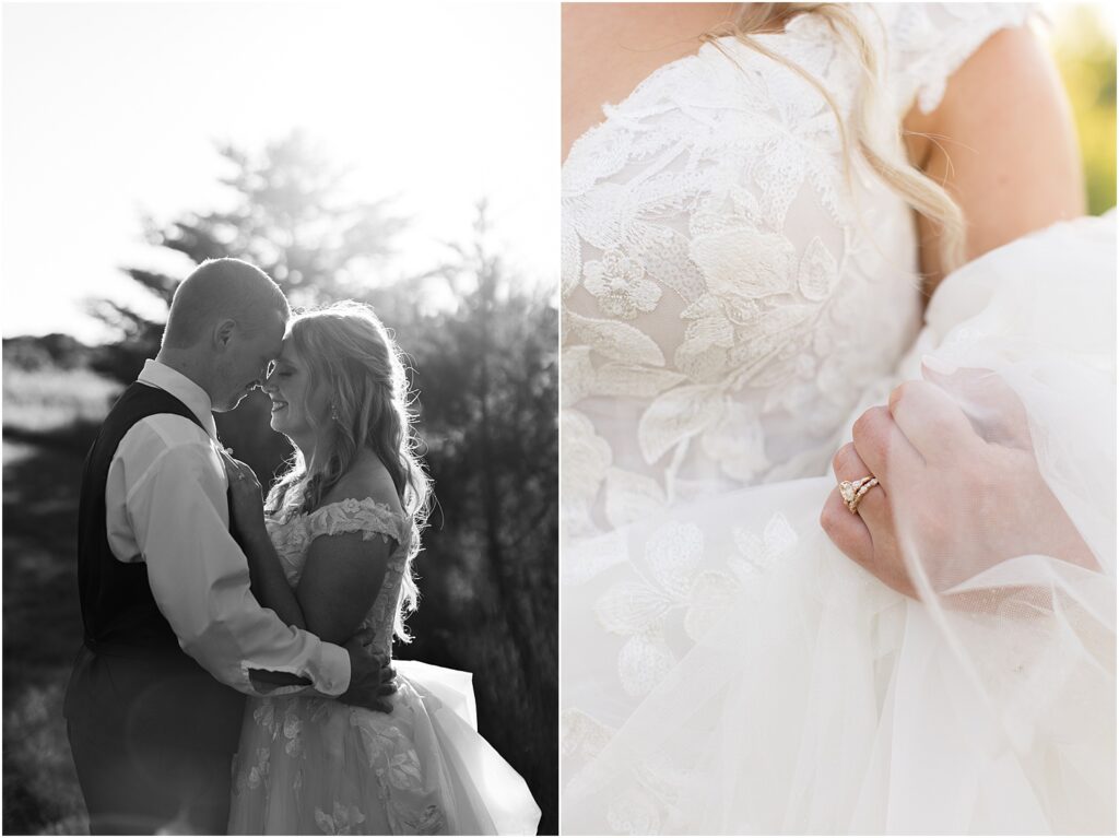 Outdoor July barn Wedding in South Dakota