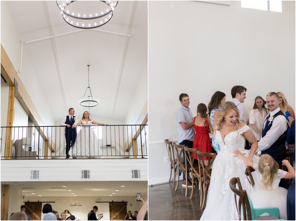 Outdoor July barn Wedding in South Dakota