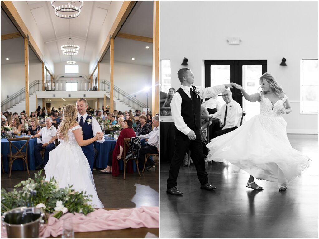 Outdoor July barn Wedding in South Dakota