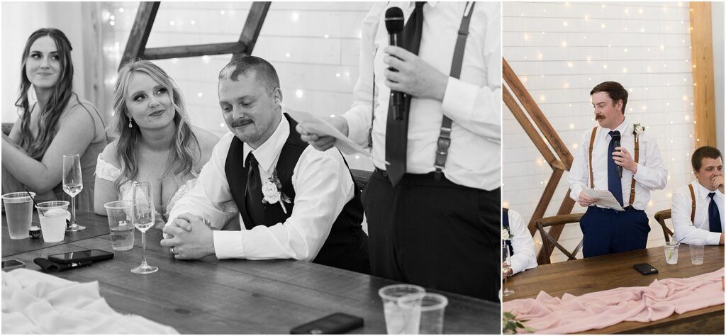 Outdoor July barn Wedding in South Dakota