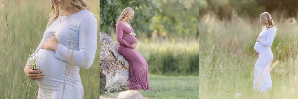 Maternity photoshoot at the Outdoor Campus In Sioux Falls, SD. One of the top 10 maternity photo locations in Sioux Falls