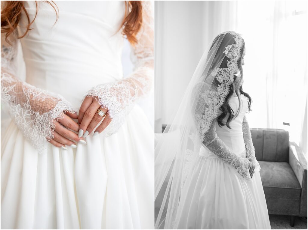 Sioux Falls wedding bride - lace wedding dress - Wedding Photographers in my area